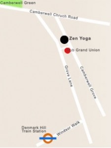 Map for how to find ZenYoga